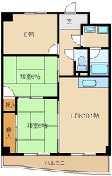 グランディール園田の物件間取画像